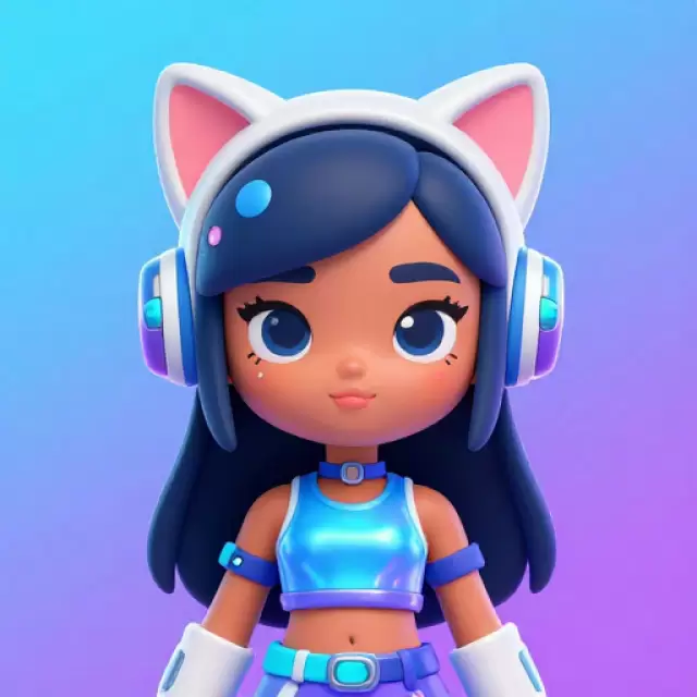 Cool Cyber Cat Avatar