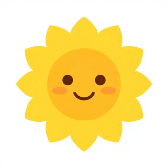 Smiling Sunflower Close-Up