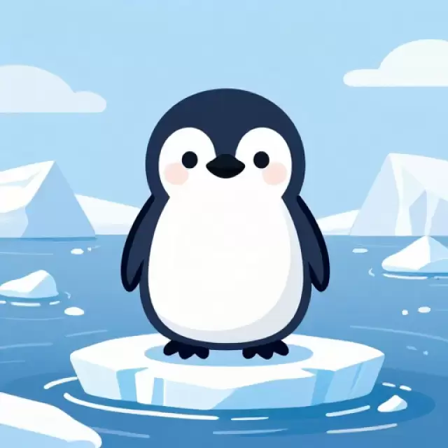 Penguin on an Iceberg