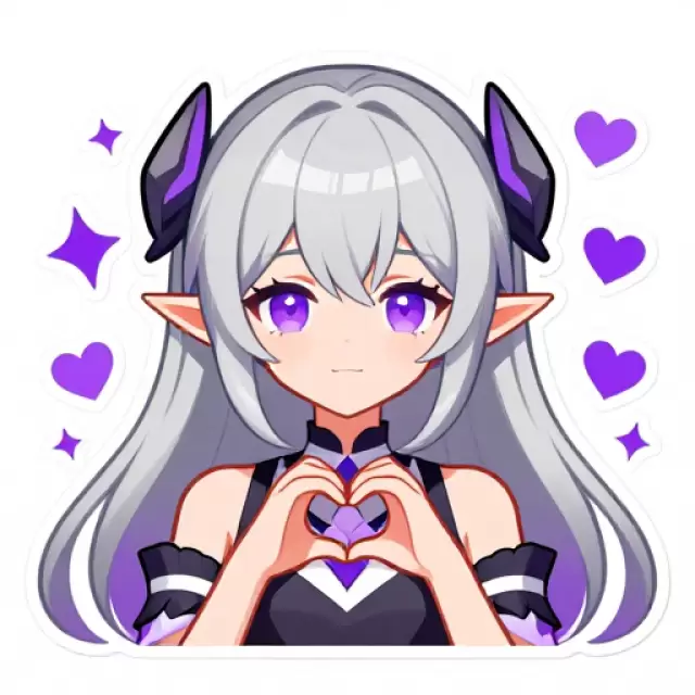 Silver-Haired Elf-like Girl