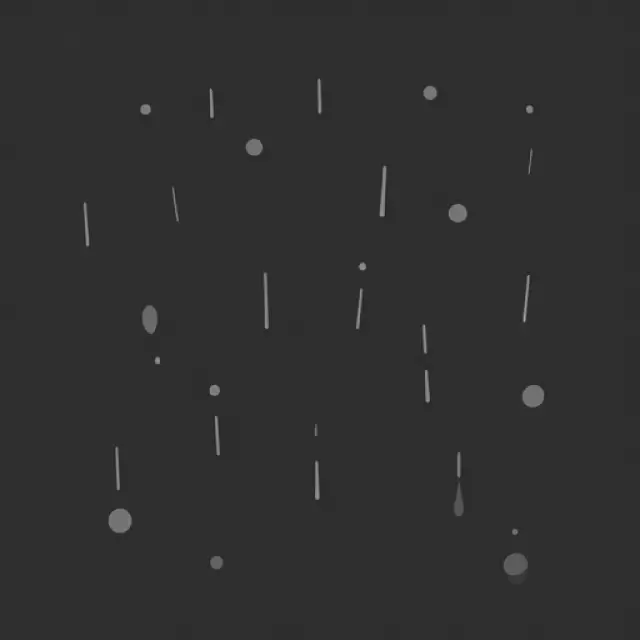The Sound of Rain as Dots and Dashes