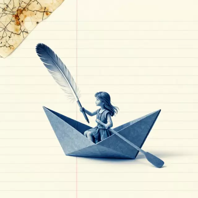 The Sailor on a Paper Boat
