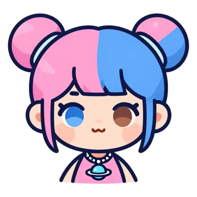 Mixed Heritage Girl with Space Buns