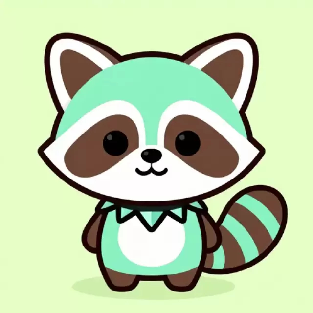 Mint Chip Raccoon