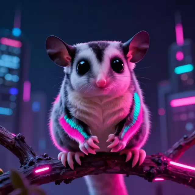 Neon Sugar Glider