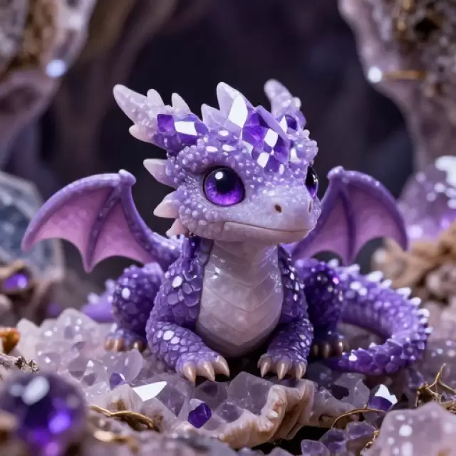 Amethyst Dragon Hatchling