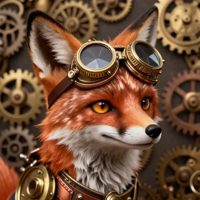 Steampunk Fox