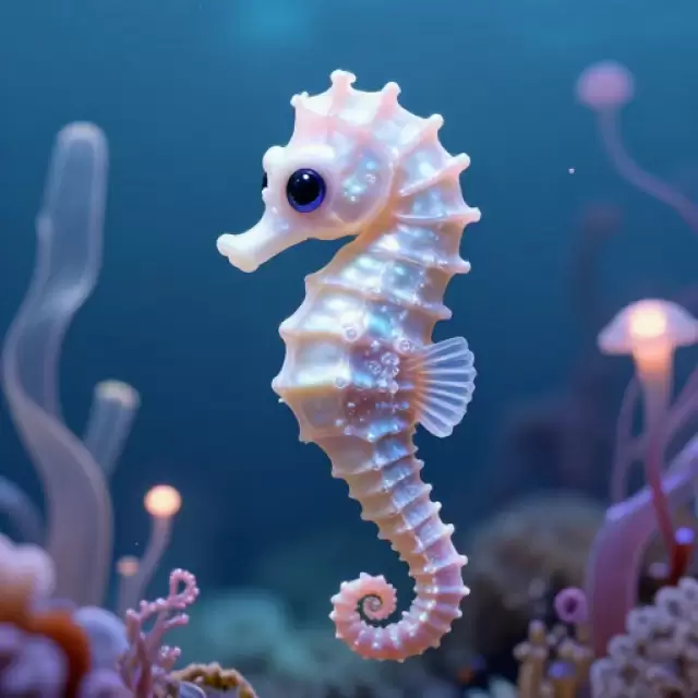 Pearl Seahorse
