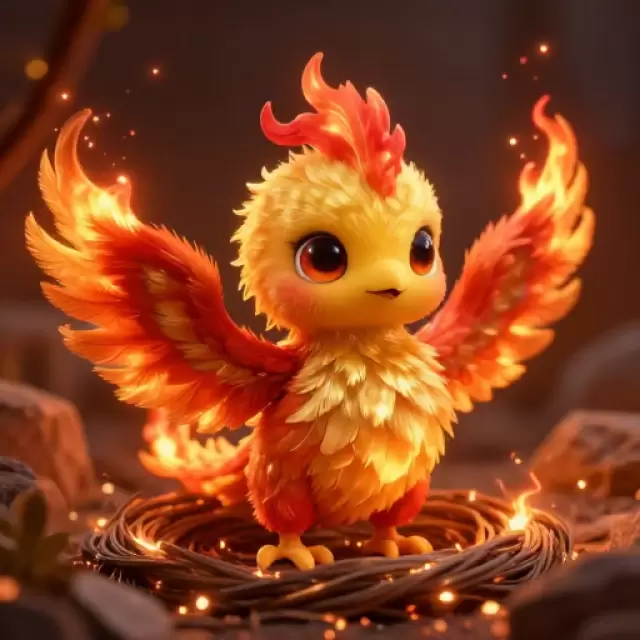 Solar Flare Phoenix Chick