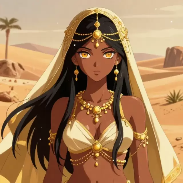 Golden Desert Dancer