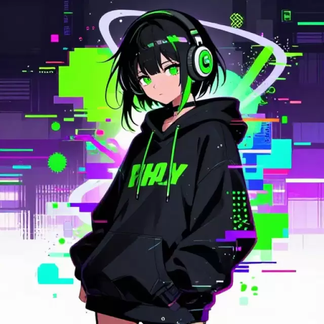 Digital Glitch Gamer