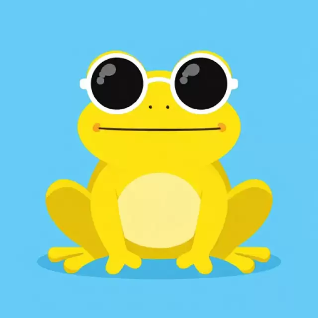 Yellow Sunshine Frog