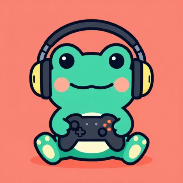 Teal Gamer Frog