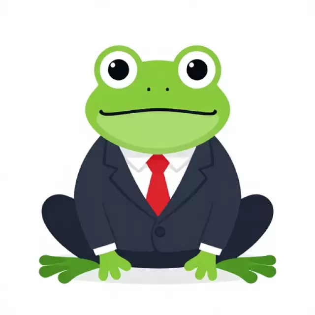 Business Frog in Suit