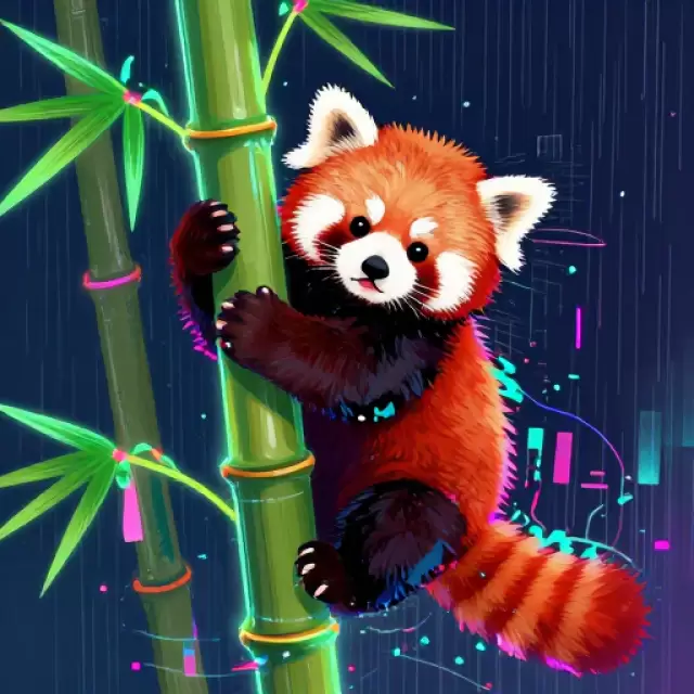 Glitch Red Panda