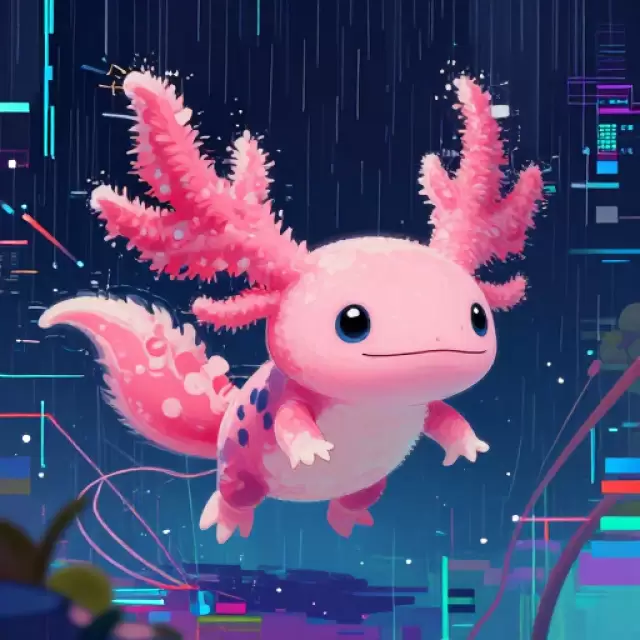 Pixel Sort Axolotl