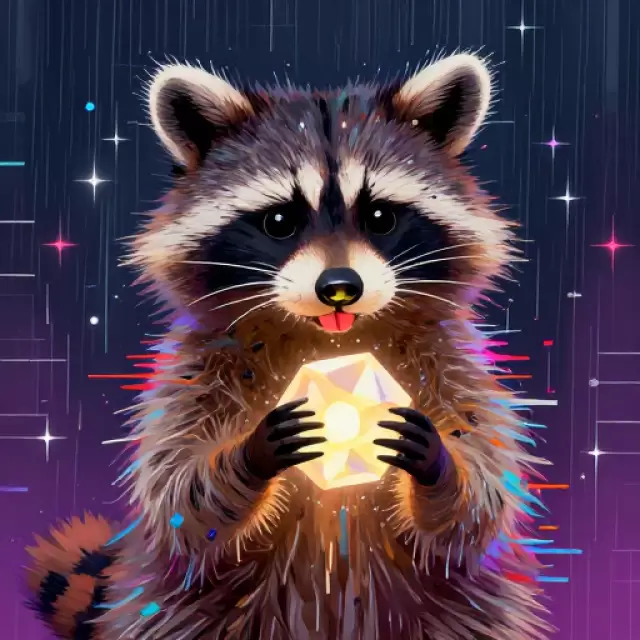 Vibrant Raccoon