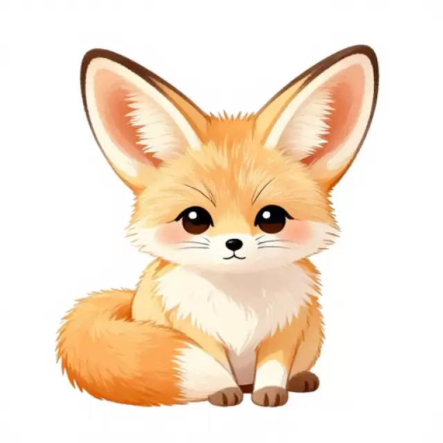 Cute Fennec Fox
