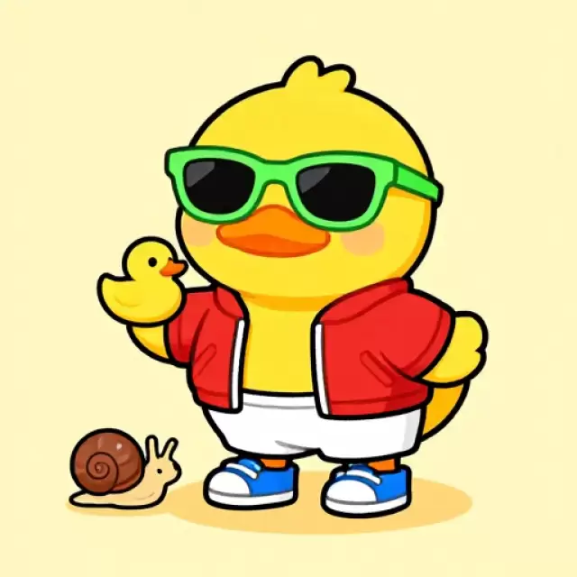 Cool Duck with Sneakers