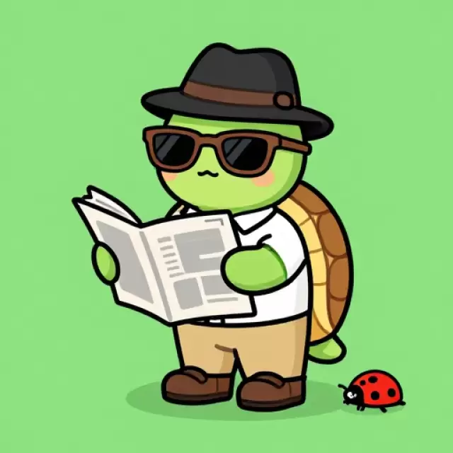 Hipster Turtle with Hat